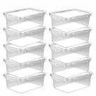 Marmita fitness Reutilizável c/ Travas Jogo de Potes 400ml Kit 10 Pçs Microondas Freezer Marmita fitness Reutilizável c/ Travas Jogo de Potes 400ml Kit 10 Pçs Microondas Freezer
