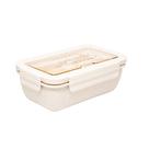 Marmita Hermética com Talheres Lyor PP e Bambu Off White Marmita Hermética com Talheres Lyor PP e Bambu Off White