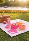 Marmita Infantil Pequena Redonda Puket Panda Romantica Rosa