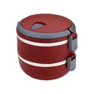 Marmita Termica Hermética Aço Inox 1.4L Dupla 2 Em 1 C/ Alça