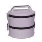 Marmita Térmica Plástica Soprano 2 P 1.5 L Tekcor Bege Polipropileno