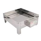 Marmiteiro Elétrico 12 Marmitas De Mesa Inox Com Termostato 110 V