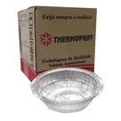 Marmitex aluminio n5 fechamento manual 350ml c/100 thermoprat