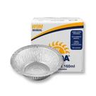 Marmitex aluminio rededonda para maquina m9 1.160ml c/100