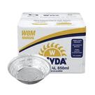Marmitex aluminio redonda para maquina m8 850ml c/100 wyda