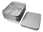 Marmitex Aluminio Retangular 220ml