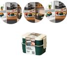 Marmitinha Marmita Prática Com Divisória 12x8x9cm Cor Verde Marmitinha Marmita Prática Com Divisória 12x8x9cm Cor Verde