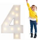 Marquee de Números JoyBox - Design de 3 Pés com Luzes para Decoração de Festa