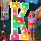 Marquee Light Up Letters Ledido 4FT 34 cores que mudam