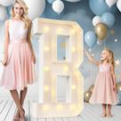 Marquee Light Up Letters Ledido 4FT para decoração de festas