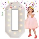 Marquee Light Up Letters Merry Mosaics 4 pés com arco de balão