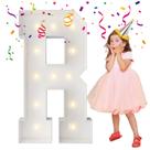 Marquee Light Up Letters Merry Mosaics 4 pés com arco de balão