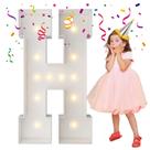 Marquee Light Up Letters Merry Mosaics 4 pés com arco de balão