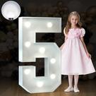 Marquee Numbers imprsv 1m de altura Big Light Up 5º 25º 50º Marquee Numbers imprsv 1m de altura Big Light Up 5º 25º 50º