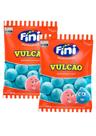 Marshmallow Fini Vulcão Azul Baunilha e Nata 200g - 2 Pcts