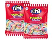 Marshmallow Recheadinho Fini Torção Colorido 250g - 2 Pcts