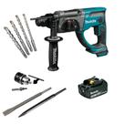 Martelete comb Makita DHR202Z 18V + 1Bat 3ah + Acessórios