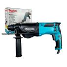 Martelete Combinado M8701ZB Makita 26MM 800W 2.3J Até 1200RPM Profissional SDS Plus com Rotação Impacto Para Concreto Alvenaria Aço Madeira