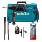Martelete Combinado Sds HR2470 800w Makita kit 6