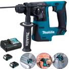 Martelete Makita 2 Baterias 12v Rotativo Rompedor Hr140dz 110v 220v