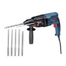 Martelete Perfurador Rompedor 820W 220V SDS Plus 2,7J + Kit 5 Brocas Videa GBH 2-24D BRO Bosch