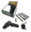 Martelete Profissional Pneumático Rebarbador 150mm Com Kit De Ponteiras Cor Preto Potente Brasil