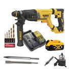 Martelete Rompedor A Bateria 20v 5ah Dewalt Dch263 Com Acessórios