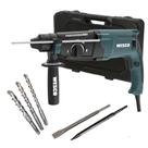 Martelete Rompedor e Perfurador Wesco, 900W, 3.2j força com Maleta, Brocas, Ponteiro e Talhadeira Profissional WS3228K