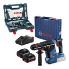 Martelete Rompedor Gbh 187-li Bosch 2 Baterias Kit 83 Peças