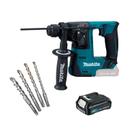 Martelete Rotativo Makita HR140DZ 12V + 1bat 2A e brocas sds Martelete Rotativo Makita HR140DZ 12V + 1bat 2A e brocas sds