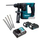 Martelete Rotativo Makita HR140DZ 12V + 2bat 2A e carregador Martelete Rotativo Makita HR140DZ 12V + 2bat 2A e carregador
