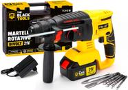 Martelete Rotativo Rompedor Furadeira De Impacto Brushless Bivolt The Black Tools