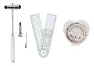 Martelo Buck BIC + Goniômetro Grande + Trena Coração Antropométrica