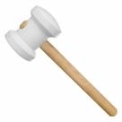Martelo de Borracha 60mm Azulejista Branco Dlucca