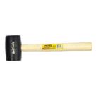Martelo de Borracha 60mm Preto cabo Madeira Beltools