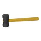 Martelo de borracha 60mm preto - Paraboni