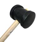 Martelo De Borracha 80mm Preto * 13476