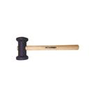 Martelo de Borracha com Cabo de Madeira 40mm Preto - Momfort