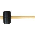 Martelo De Borracha Preto Roma 40Mm Martelo De Borracha Preto Roma 40Mm