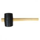 Martelo De Borracha Preto Roma 80Mm