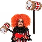 Martelo de Brinquedo pra Fantasia de Palhaço Assassino de Halloween Grande