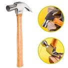 Martelo De Unha 27mm Com Cabo De Madeira Oz