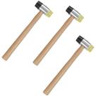 Martelo Intercambiavel Kit 3 Uni Construçao Mercearia Ladrilho Madeira Moveis Artesanato Montagem Reparo Obra Luthier