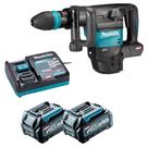 Martelo Rompedor 40V XGT HM001GZ 2x Bat 2.5Ah Makita 220v