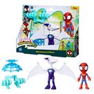 Marvel Spidey e Seus Amigos Espetaculares Dino-Webs Ghostasaurus e Spidey G0123 Hasbro