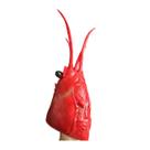 Máscara 3D de resina de cabeça de lagosta, fantasia de cosplay com luvas de garra Máscara 3D de resina de cabeça de lagosta, fantasia de cosplay com luvas de garra