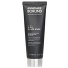 Máscara Annemarie Borlind 2 em 1 preta de cuidado intensivo 75mL