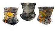 Mascara Bandana com Micros Furos Estampa Pesca