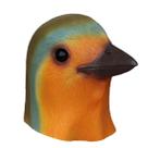 Máscara BEESUM 2023 Realistic Robin Head Latex para Halloween