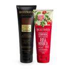 Máscara Bio Extratus Colorante Castanho 250g + Hidratante Pele Negra Rosa Mosqueta 200g